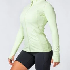 Muscle Nation Run Faster Zip Jacket - Minty Womens