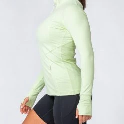 Muscle Nation Run Faster Zip Jacket - Minty Womens