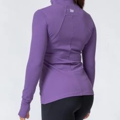 Muscle Nation Run Faster Zip Jacket - Velvet Purple