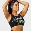 Deals ๐ Muscle Nation Script Rib Cropped Tank - Black ๐ฉ Womens ๐ 1 Muscle Nation Script Rib Cropped Tank - Black Womens