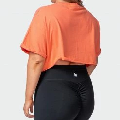 Promo ๐ Muscle Nation ๐ฉ Womens Script Super Cropped Tee - Washed Citrus ๐ฏ 26 Muscle Nation Womens Script Super Cropped Tee - Washed Citrus