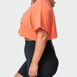 Promo ๐ Muscle Nation ๐ฉ Womens Script Super Cropped Tee - Washed Citrus ๐ฏ 27 Muscle Nation Womens Script Super Cropped Tee - Washed Citrus