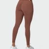 Outlet ❤️ Muscle Nation Featured Scrunch Ankle Length Leggings - Pecan 🔥 2 Muscle Nation Featured Scrunch Ankle Length Leggings - Pecan
