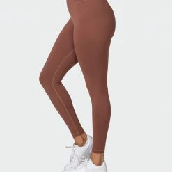 Muscle Nation Featured Scrunch Ankle Length Leggings - Pecan