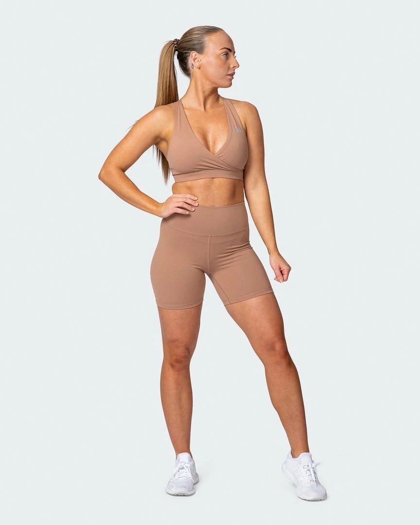 Deals ๐ Muscle Nation Signature Scrunch Bike Shorts - Chai โ๏ธ 6 Muscle Nation Signature Scrunch Bike Shorts - Chai