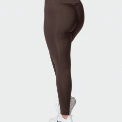 Muscle Nation Signature Scrunch Full Length Leggings - Chocolate 30% EOFY SALE