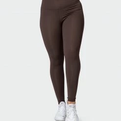 Muscle Nation Signature Scrunch Full Length Leggings - Chocolate 30% EOFY SALE