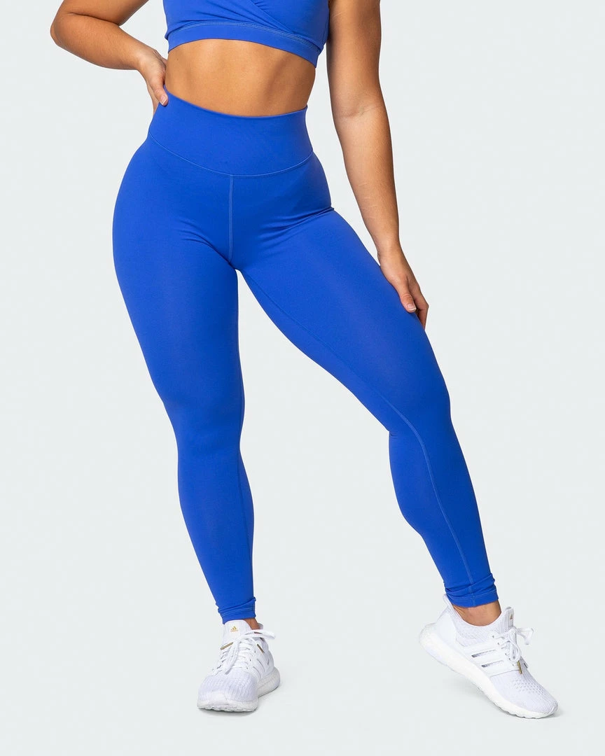 Brand new ✔️ Muscle Nation Featured Signature Full Length Scrunch Leggings - Cobalt 💯 4 Muscle Nation Featured Signature Full Length Scrunch Leggings - Cobalt