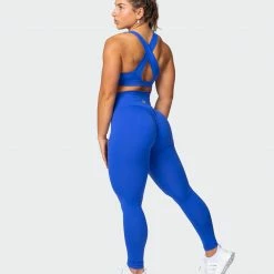 Brand new ✔️ Muscle Nation Featured Signature Full Length Scrunch Leggings - Cobalt 💯 15 Muscle Nation Featured Signature Full Length Scrunch Leggings - Cobalt
