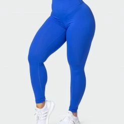 Brand new ✔️ Muscle Nation Featured Signature Full Length Scrunch Leggings - Cobalt 💯 17 Muscle Nation Featured Signature Full Length Scrunch Leggings - Cobalt