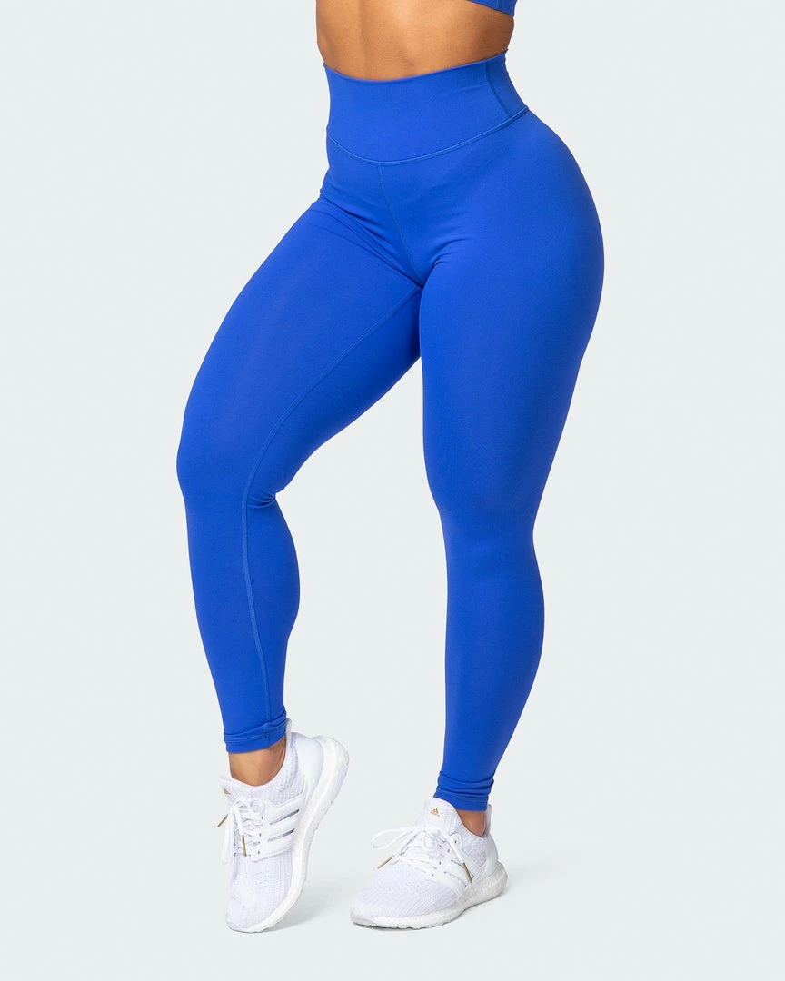 Brand new ✔️ Muscle Nation Featured Signature Full Length Scrunch Leggings - Cobalt 💯 9 Muscle Nation Featured Signature Full Length Scrunch Leggings - Cobalt