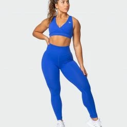 Brand new ✔️ Muscle Nation Featured Signature Full Length Scrunch Leggings - Cobalt 💯 19 Muscle Nation Featured Signature Full Length Scrunch Leggings - Cobalt