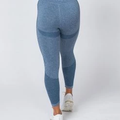 Muscle Nation Shape Up Seamless 7/8 Leggings - Navy Marl