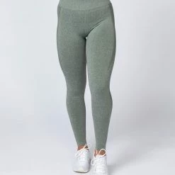 New 🛒 Muscle Nation Shape Up Seamless Full Length Leggings - Khaki Marl 🛒 20 Muscle Nation Shape Up Seamless Full Length Leggings - Khaki Marl