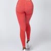 Budget ✨ Muscle Nation Non Scrunch Shape Up Seamless Full Length Leggings - Poppy Marl 😉 2 Muscle Nation Non Scrunch Shape Up Seamless Full Length Leggings - Poppy Marl