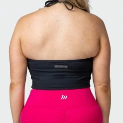 Muscle Nation Shimmer Bra Tank Combo - Black 30% EOFY SALE