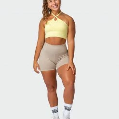 Best Sale ๐ Muscle Nation Shimmer Bra Tank Combo - Lemon Fizz ๐ 17 Muscle Nation Shimmer Bra Tank Combo - Lemon Fizz