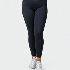 Muscle Nation Signature Pocket Ankle Length Leggings - Black