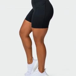 Muscle Nation 30% EOFY SALE Signature Pocket Bike Shorts - Black