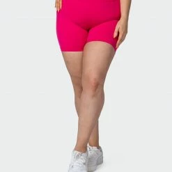Muscle Nation 30% EOFY SALE Signature Scrunch Bike Shorts - Pink Punch