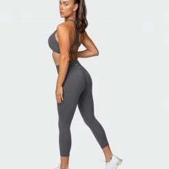 Muscle Nation 30% EOFY SALE Signature Scrunch 7/8 Leggings - Charcoal