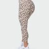 Muscle Nation Signature Scrunch 7/8 Leggings - Cheetah Print (Silicon Patch Logo)