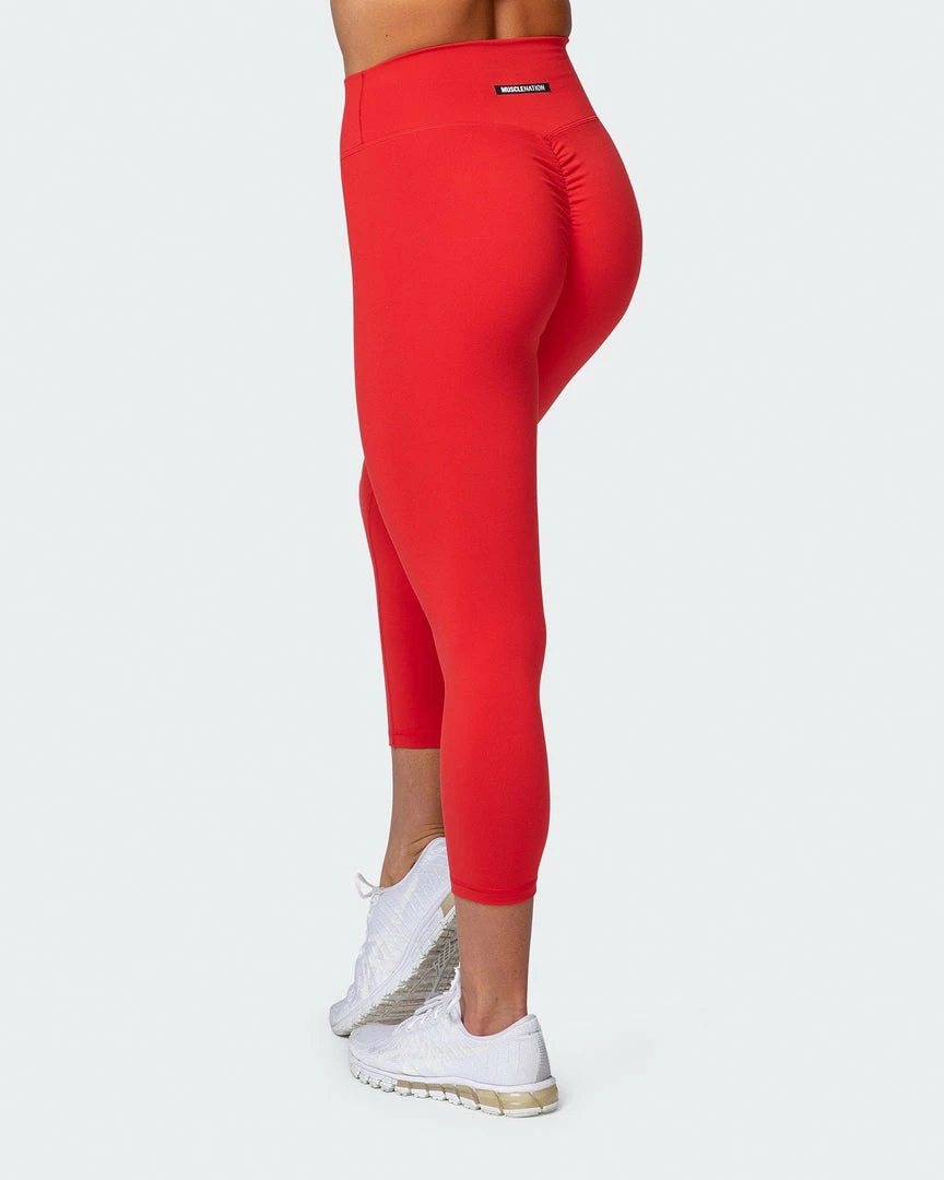 Hot Sale 🤩 Muscle Nation Signature Scrunch 7/8 Leggings - Dark Copper 💯 6 Muscle Nation Signature Scrunch 7/8 Leggings - Dark Copper