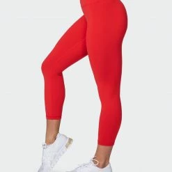 Hot Sale 🤩 Muscle Nation Signature Scrunch 7/8 Leggings - Dark Copper 💯 12 Muscle Nation Signature Scrunch 7/8 Leggings - Dark Copper