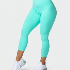 Muscle Nation Scrunch Bum Signature Scrunch 7/8 Leggings - Sea Glass