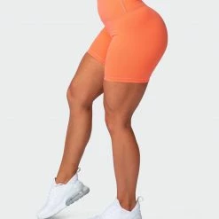 Muscle Nation Scrunch Bum Signature Scrunch Bike Shorts - Citrus