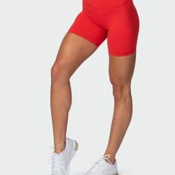 Muscle Nation Signature Scrunch Bike Shorts - Dark Copper