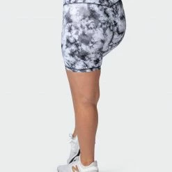 Best Pirce โค๏ธ Muscle Nation Scrunch Bum Signature Scrunch Bike Shorts - Grey Black Tie Dye Print ๐ 14 Muscle Nation Scrunch Bum Signature Scrunch Bike Shorts - Grey Black Tie Dye Print