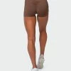 Wholesale 🔥 Muscle Nation Featured Signature Scrunch Booty Shorts - Chestnut ⭐ 2 Muscle Nation Featured Signature Scrunch Booty Shorts - Chestnut