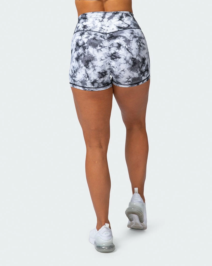 Coupon ๐ Muscle Nation Scrunch Bum Signature Scrunch Booty Shorts - Grey Black Tie Dye Print โจ 4 Muscle Nation Scrunch Bum Signature Scrunch Booty Shorts - Grey Black Tie Dye Print