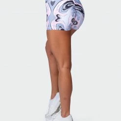New ✔️ Muscle Nation Featured Signature Scrunch Booty Shorts - Marble Print 🥰 12 Muscle Nation Featured Signature Scrunch Booty Shorts - Marble Print