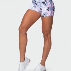 New ✔️ Muscle Nation Featured Signature Scrunch Booty Shorts - Marble Print 🥰 14 Muscle Nation Featured Signature Scrunch Booty Shorts - Marble Print