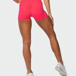 Muscle Nation Signature Scrunch Booty Shorts - Paradise Pink Featured