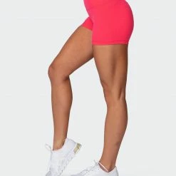 Muscle Nation Signature Scrunch Booty Shorts - Paradise Pink Featured
