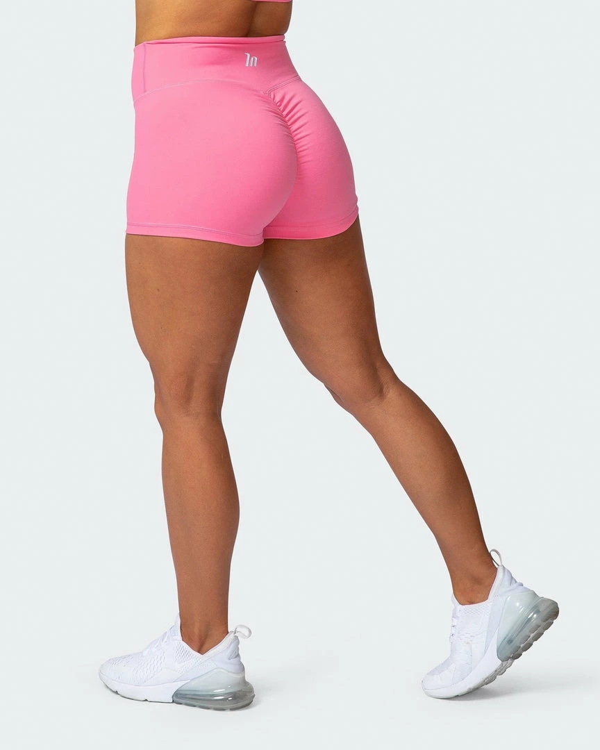 Cheapest 🛒 Muscle Nation Signature Scrunch Booty Shorts - Pink Lemonade Scrunch Bum ⌛ 3 Muscle Nation Signature Scrunch Booty Shorts - Pink Lemonade Scrunch Bum