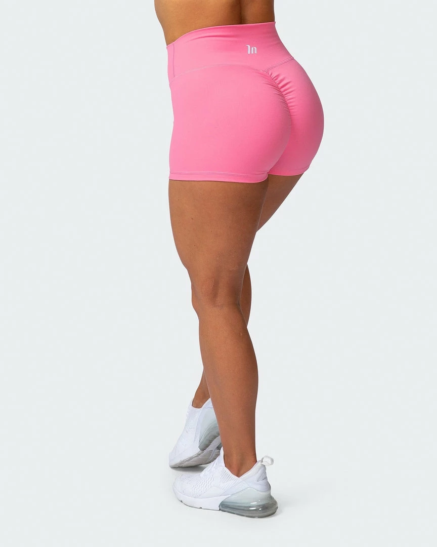 Cheapest 🛒 Muscle Nation Signature Scrunch Booty Shorts - Pink Lemonade Scrunch Bum ⌛ 7 Muscle Nation Signature Scrunch Booty Shorts - Pink Lemonade Scrunch Bum