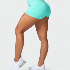 Muscle Nation Signature Scrunch Booty Shorts - Sea Glass
