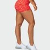 Muscle Nation Signature Scrunch Booty Shorts - Vibrant Cheetah Print