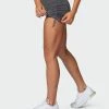 Muscle Nation Signature Scrunch Tie Up Shorts - Charcoal Featured