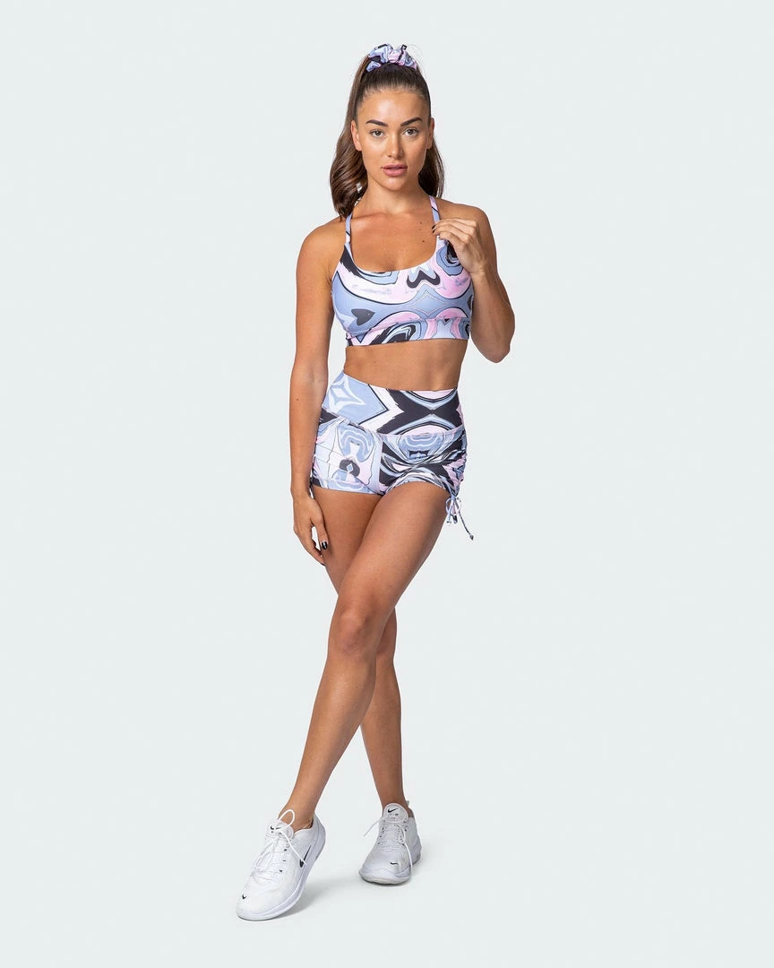 Best deal ๐ Muscle Nation Featured Signature Scrunch Tie Up Shorts - Marble Print โค๏ธ 9 Muscle Nation Featured Signature Scrunch Tie Up Shorts - Marble Print