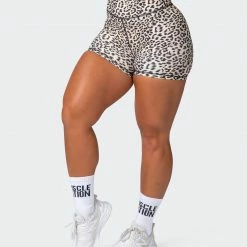 Outlet โค๏ธ Muscle Nation Signature Scrunch Midway Shorts - Yellow Leopard 30% EOFY SALE ๐ฏ 12 Muscle Nation Signature Scrunch Midway Shorts - Yellow Leopard 30% EOFY SALE
