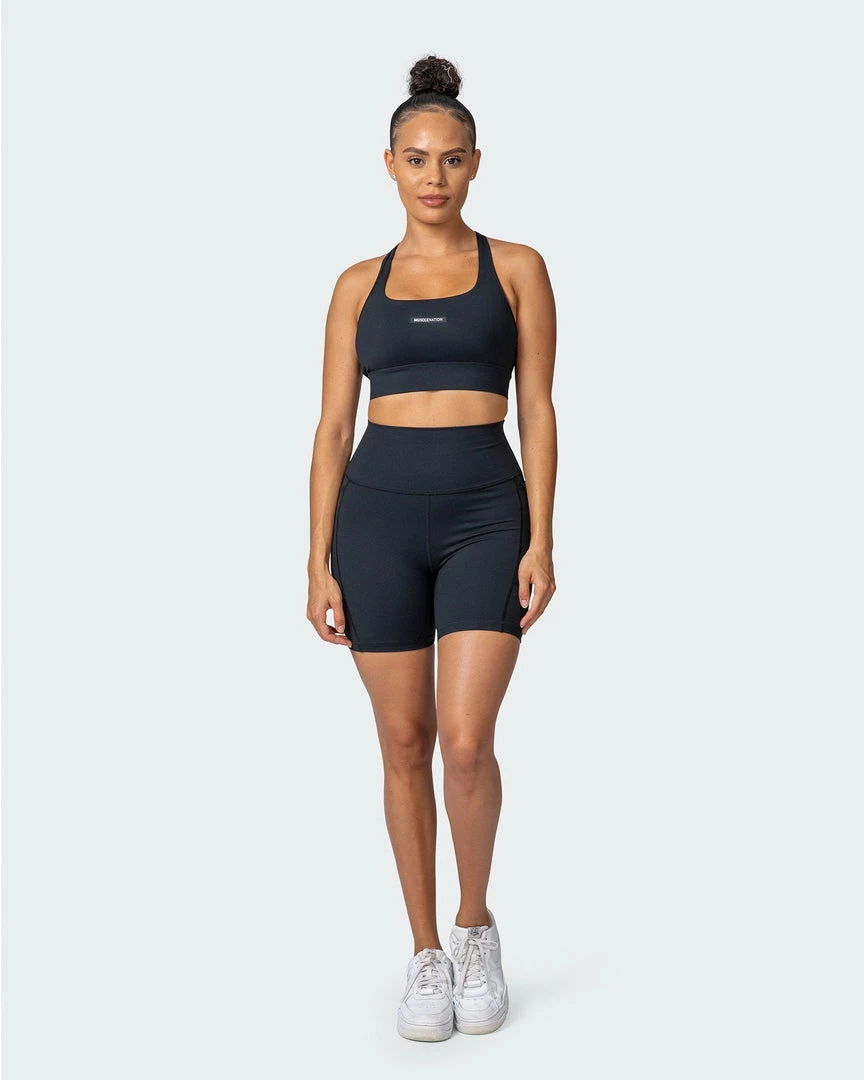 Promo ๐ Muscle Nation Signature Super High Pocket Bike Shorts - Black ๐คฉ 8 Muscle Nation Signature Super High Pocket Bike Shorts - Black