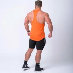 Muscle Nation Signature Y Back Singlet - Orange