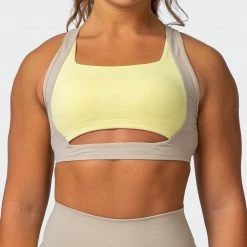 Muscle Nation Sizzle Bra - Bone