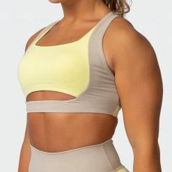 Muscle Nation Sizzle Bra - Bone