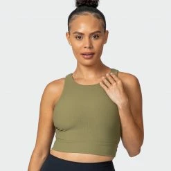 Best deal ๐ Muscle Nation Sprint Long Line Bra - Dark Olive ๐ 14 Muscle Nation Sprint Long Line Bra - Dark Olive